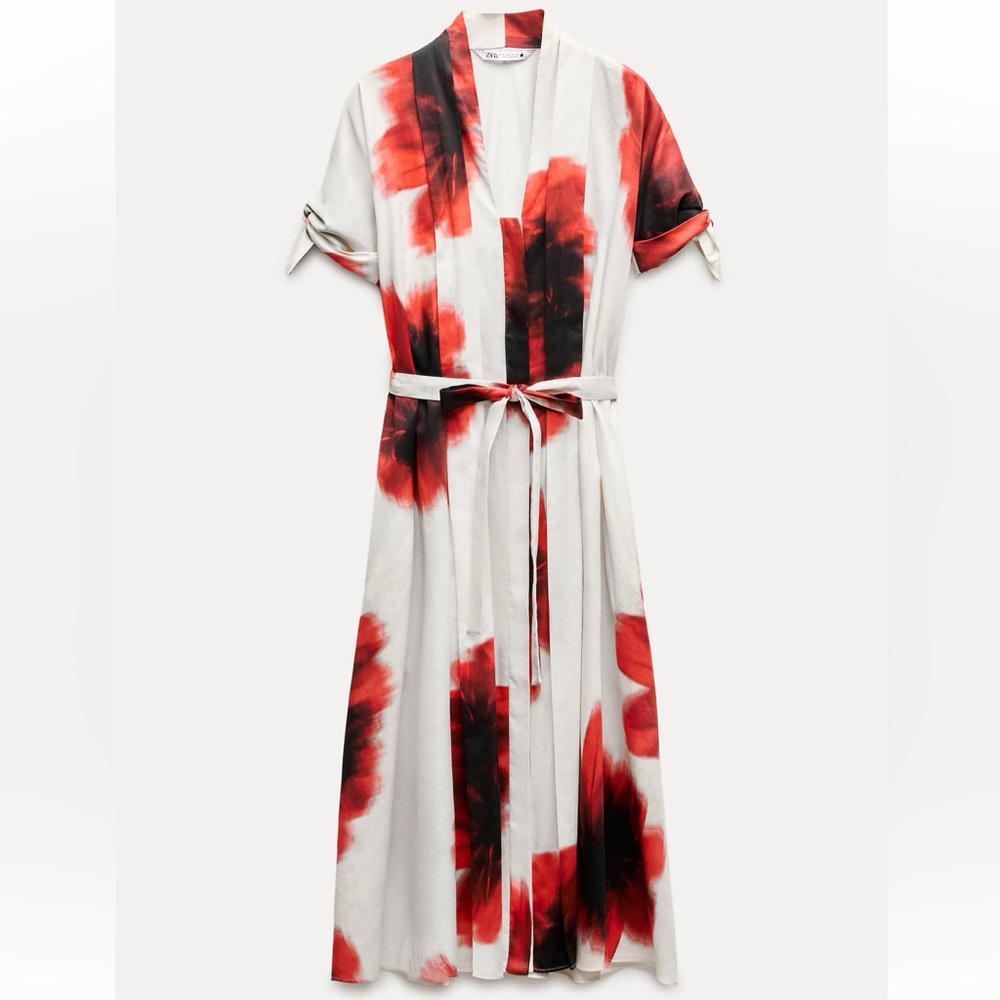 Zara Cotton Floral Dress